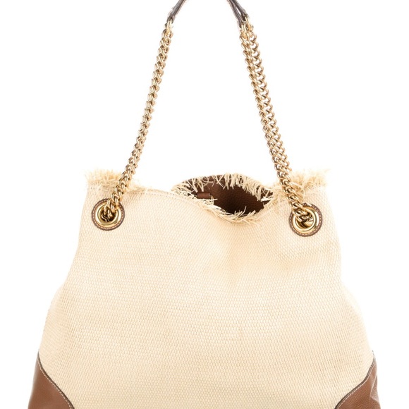 Gucci
Medium Raffia Soho Chain Tote - Picture 3 of 5